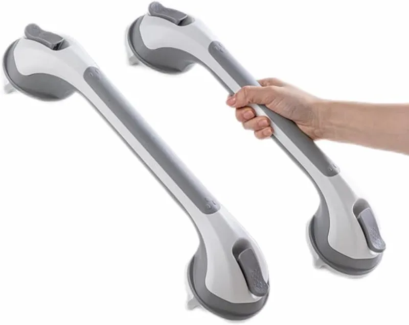TAILI Grab Bars for Bathtubs and Showers 2 Pack Suction Grab Bar, Heavy Duty Shower Handle Removable Bath Handrails for Seniors and Elderly - Main Image