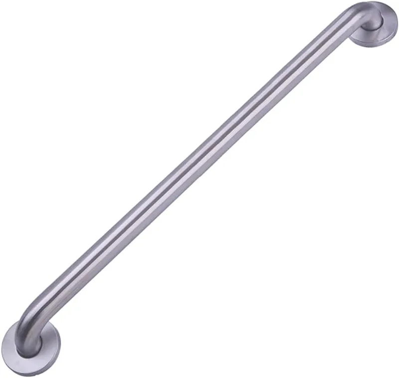 Amazon Basics Bathroom Handicap Safety Grab Bar, 42 Inch Length, 1.25 Inch Diameter, Holds up to 500LBs, ADA Compliant, Stainless Steel - Durable and Reliable Bathroom Safety Solution - Main Image