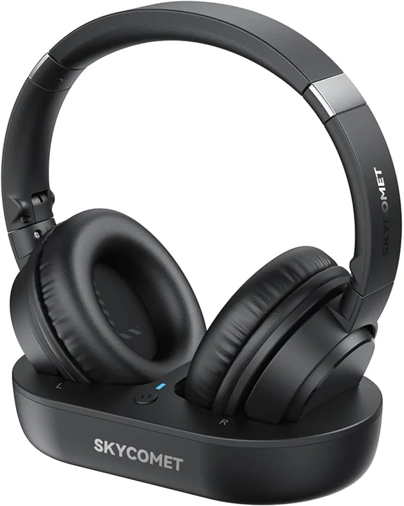 Wireless Headphones for TV, TV Headphones Wireless for Seniors with Transmitter Charging Base - Main Image