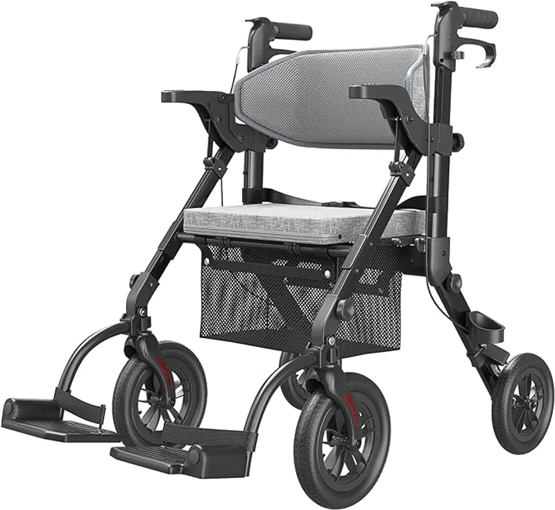 VOCIC Rollator-Walkers-for-Seniors-with-Seat - Key Benefit or Feature - Main Image