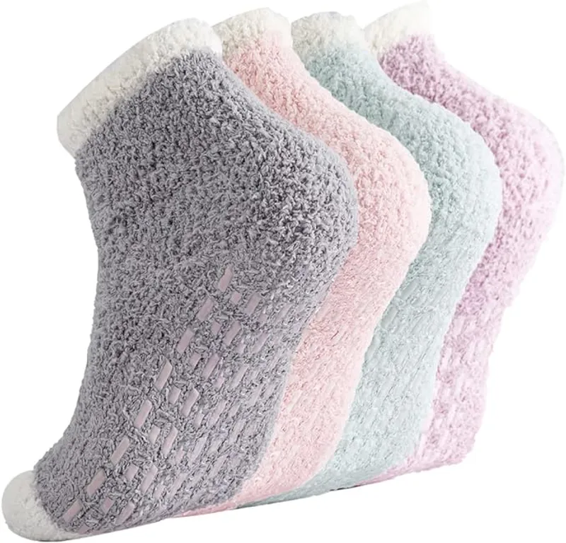 Breslatte Non Slip Hospital Socks with Grips for Women Grip Slipper Socks for Women Gifts - Main Image