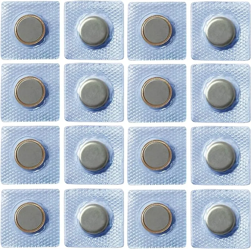 8 Sets Hidden Magnetic Snap, Invisible Magnets Sew in PVC for Thin Fabrics - Perfect for Assisted Living - Main Image